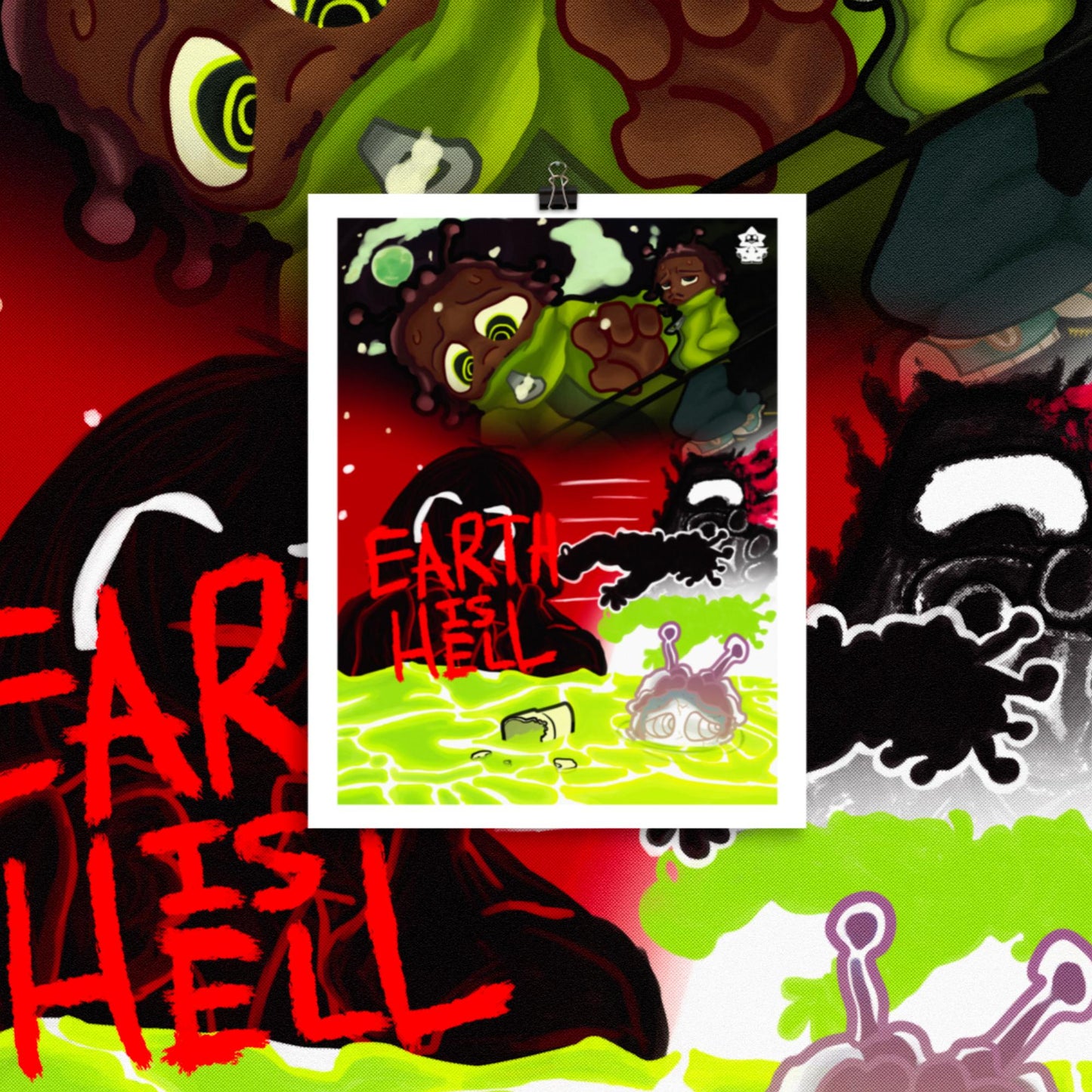 EARTH IS HELL MOVIE POSTER